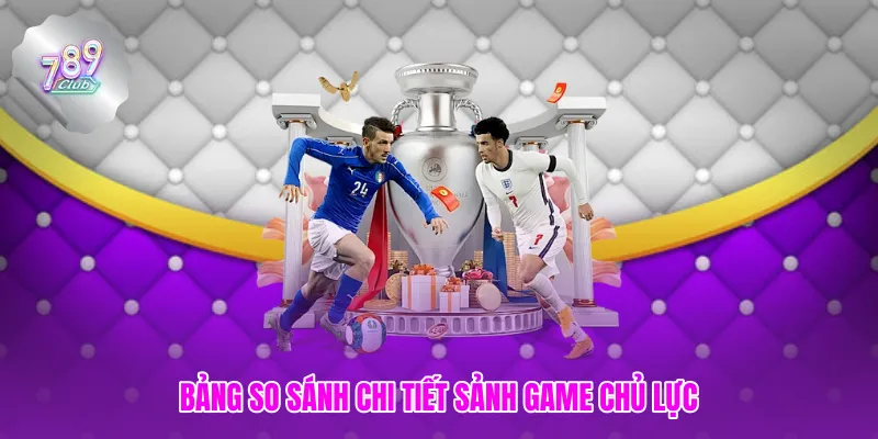 Bảng so sánh chi tiết sảnh game chủ lực